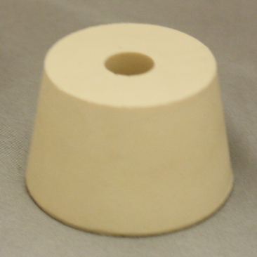 #7.5 Drilled Rubber Stopper - With Airlock Hole