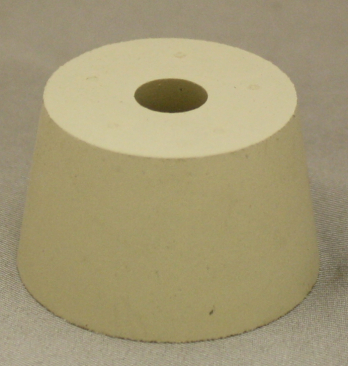 #8 Drilled Rubber Stopper - With Airlock Hole