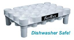 FastRack Bottle Drying & Storage System - With Drip Tray - For 48 Empty Beer Bottles
