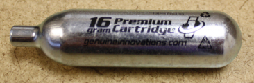 16 Gram Non-Threaded CO2 Refill Cartridge