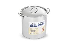 Polar Ware Stainless Steel Brewing Pot With Lid - 30 quart