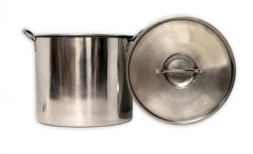 Economy 20 Quart Stainless Steel Boiling Pot With Lid