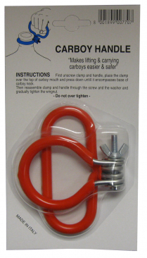 Carboy Handle - For 3 to 6 Gallon Carboys - Orange