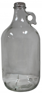 Clear Flint 1/2 Gallon Glass Jug/Growler