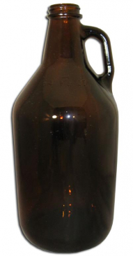 Amber Flint 1/2 Gallon Glass Jug/Growler