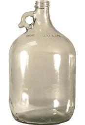 Clear 1 Gallon Glass Jug/Growler/Fermenter - no lid