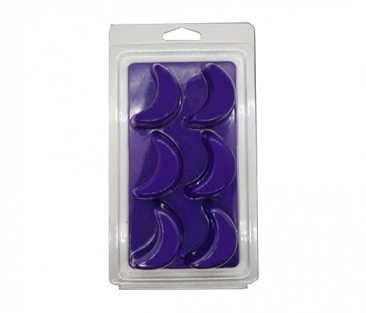 North Mountain Supply Wax Melt Moon Shaped 6-Cavity Clamshells - 120 Pack