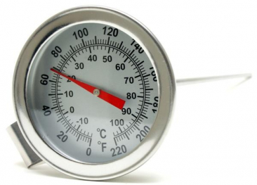 Big Daddy Dial Thermometer - 12 Inch Probe - Range 0°-220° F.