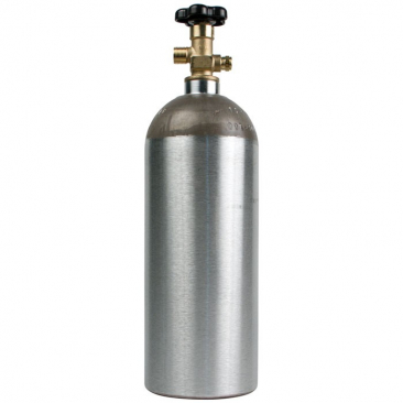 Aluminum CO2 Cylinder - 5 Pound Capacity