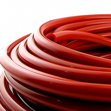 5/16" ID X 9/16" OD Thick-Wall Trans-Red Tubing - By the Foot