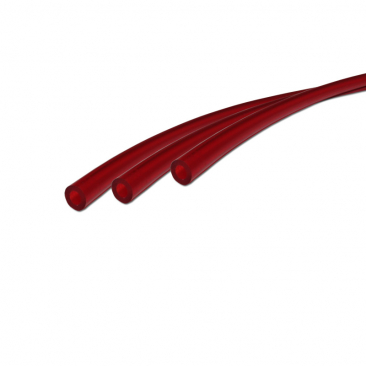 5/16" ID X 9/16" OD Thick-Wall Trans-Red Tubing - By the Foot