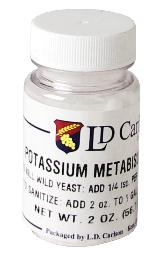 Potassium Metabisulfite - 2 ounces