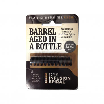 Oak Infusion Spiral Barrel Aged in a Bottle - American Medium Toast