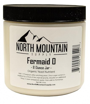 North Mountain Supply Fermaid O Yeast Nutrient - for Beer and Wine Homebrewing - 8oz Jar