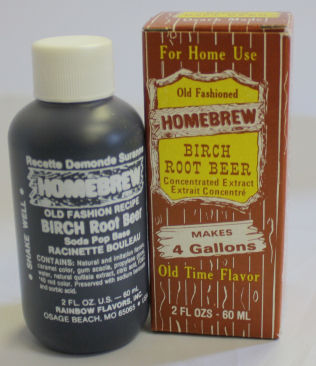 Homebrew Birch Root Beer Soft Drink Extract - 2 oz.