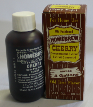 Homebrew Cherry Soda Soft Drink Extract - 2 oz.