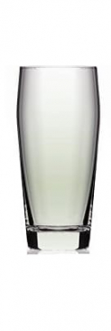 North Mountain Supply Green Amsterdam Beer Glasses - Made from Recycled Glass - 21 Ounces