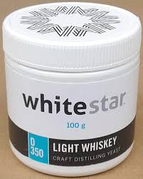 White Star D350 Light Whiskey Craft Distilling Yeast - 100 gram