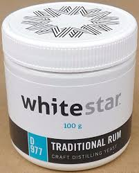 White Star D977 Traditional Rum Craft Distilling Yeast - 100 gram