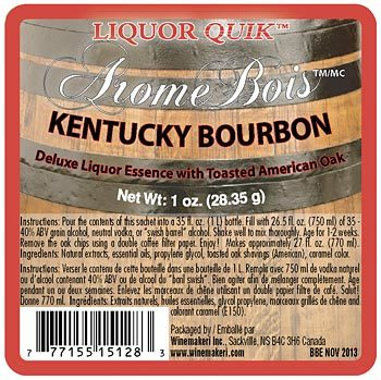 Liquor Quik Arome Bois Deluxe Liquor Essence With Toasted Oak (Kentucky Bourbon)