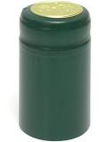 Dark Green Wide Mouth PVC Heat Shrink Capsules - 30 pack