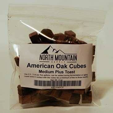 North Mountain Supply American Oak Cubes - 4 oz. - Medium Plus Toast