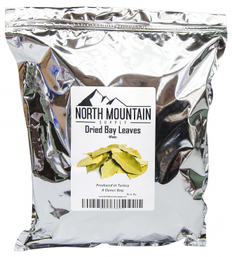 North Mountain Supply Whole Dried Bay Leaves - 8 Ounce Bag