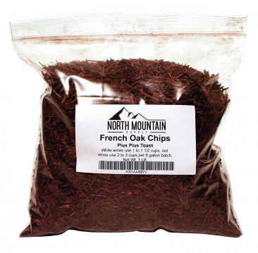 North Mountain Supply French Oak Chips - 1 lb. - Plus Plus Toast