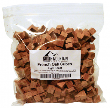 North Mountain Supply French Oak Cubes - 1 lb. - Light Toast