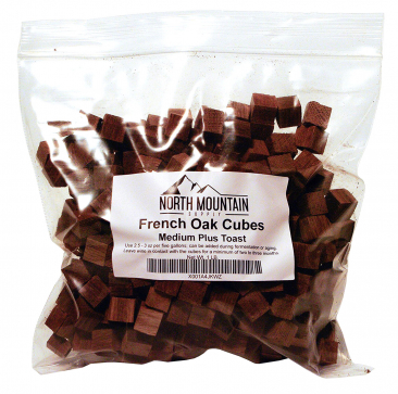 North Mountain Supply French Oak Cubes - 1 lb. - Plus Plus Toast