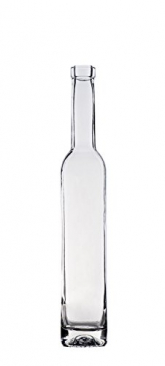 North Mountain Supply 375ml Niagara Glass Wine/Spirits Bottle Bar Top Finish - Case of 4