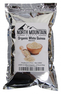 NMS Organic White Quinoa Whole Grain - Produced in Peru (2 Pounds)