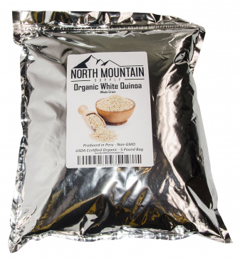 NMS Organic White Quinoa Whole Grain - Produced in Peru (5 Pounds)