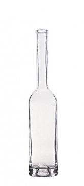 North Mountain Supply 375ml Clear/Flint Glass Opera Wine/Spirits Bottle Bar Top Finish - Case of 4