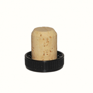 North Mountain Supply Bar Top Tasting Corks - Natural Cork with Plastic Tops - Bag of 12