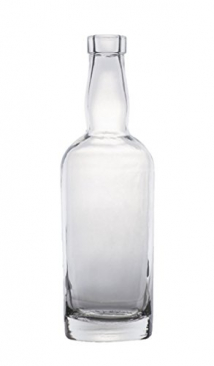 North Mountain Supply Tennessee 375ml Clear Glass Wine/Spirits Bottle Bar Top Finish - Case of 4
