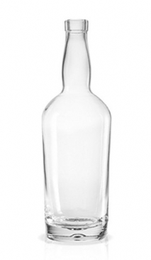 North Mountain Supply Tennessee 750ml Clear Glass Wine/Spirits Bottle Bar Top Finish - Case of 4