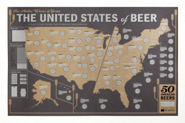 The United States of Beer: Beer Tasting Map