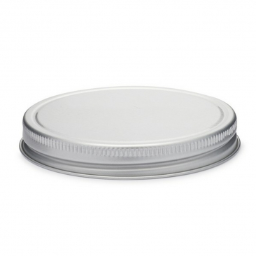 89-400 Silver Metal Lids (89mm) Scratch and Dent Inventory!