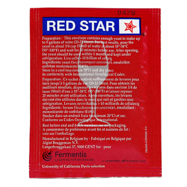 Red Star Premier Classique Wine Yeast - Formerly Montrachet