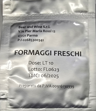 Formaggi Freschi   ( Fresh Cheeses)
