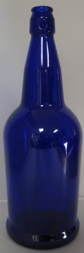 1 Liter Cobalt Blue EZ Cap Beer Bottles - Case of 12