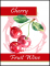 Cherry Fruit Wine Labels - 30/pack