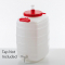 North Mountain Supply Squared Compact Fermenter with 2-Piece Airlock - 50 Liter (Approximately 13 Gallons) - Designed to be Stored in Tight Spaces - Made in Italy!