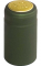 Matte Green PVC Heat Shrink Capsules - 500 pack