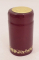 Burgundy with Gold Grapes PVC Heat Shrink Capsules - 30 pack