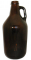 Amber Flint 1/2 Gallon Glass Jug/Growler