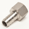 1/2" Female NPT to 1/2" Barbed Hose Fitting - Stainless Steel