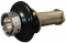 Chromed Brass Faucet Shank with 1/4" Barb - 3 5/8" Length