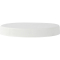 110mm 110-400 White Ribbed (Matte Top) Plastic Cap w/HIS for HDPE
